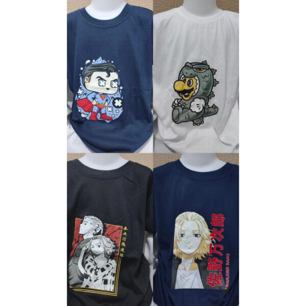 Kaos Anak Gambar Unisex Laki Laki Perempuan