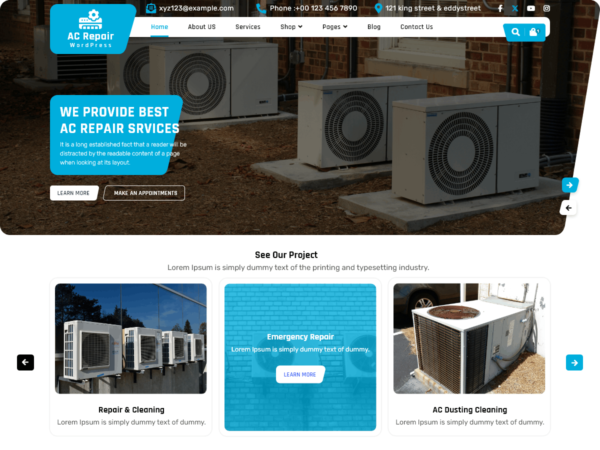 Website AC Maintenance
